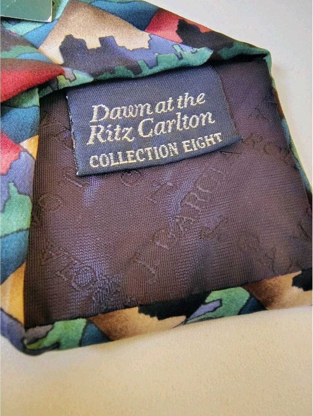 Vtg J Garcia Jerry Garcia Tie Dawn at the Ritz Carlton Collection Eight Silk NWT